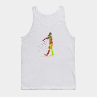 Soccer referee in watercolor Tank Top